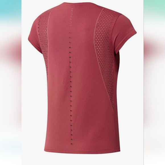 NWT ADIDAS Primeknit Primeblue Tennis Top Tee Wild Pink Sz L - Picture 2 of 6